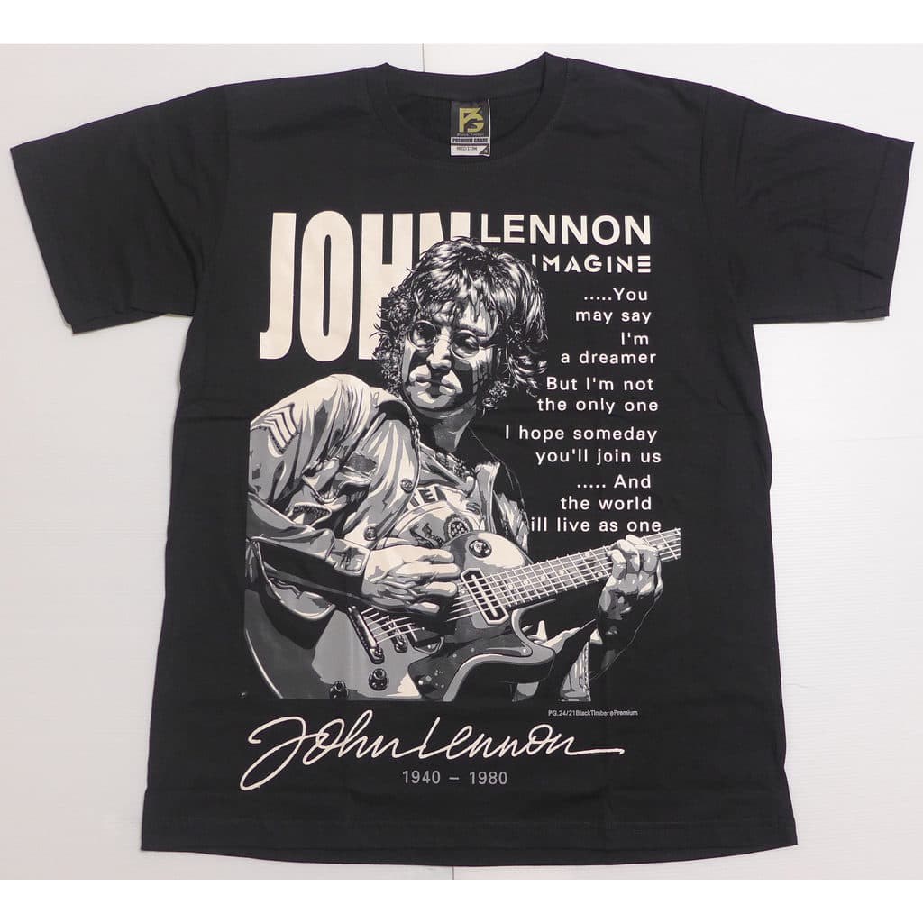 Music.Soul Camiseta Unissex The Beatles John Lennon Imagine Comic Rock Estampa Confortável Estilosa Retrô Casual