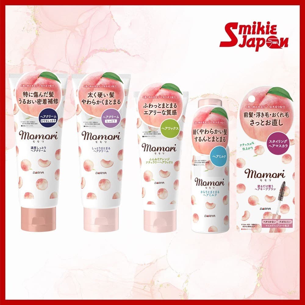 Dariya Momori Hair Care Creme Capilar 150g/Leite 100ml/Cera/Estilo De Cabelo Direto Do Japão