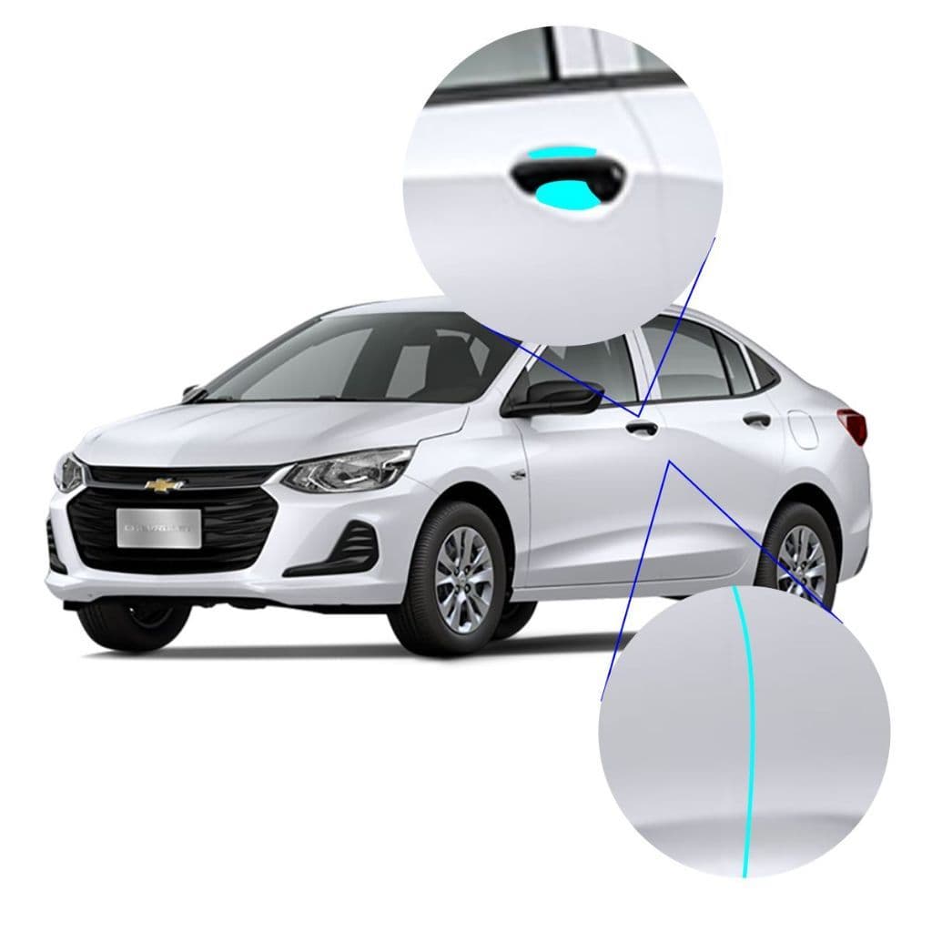 Onix Plus Protetor De Maçaneta E Quina De Porta Kit Gm Ppf