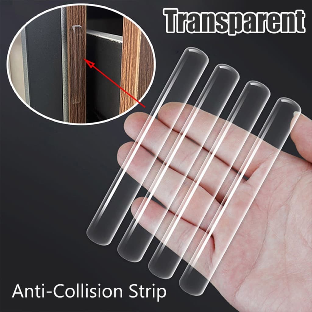 Invisível Transparente Silicone Anti-Colisão Protetor Silencing Sem Traço Leo Store BR