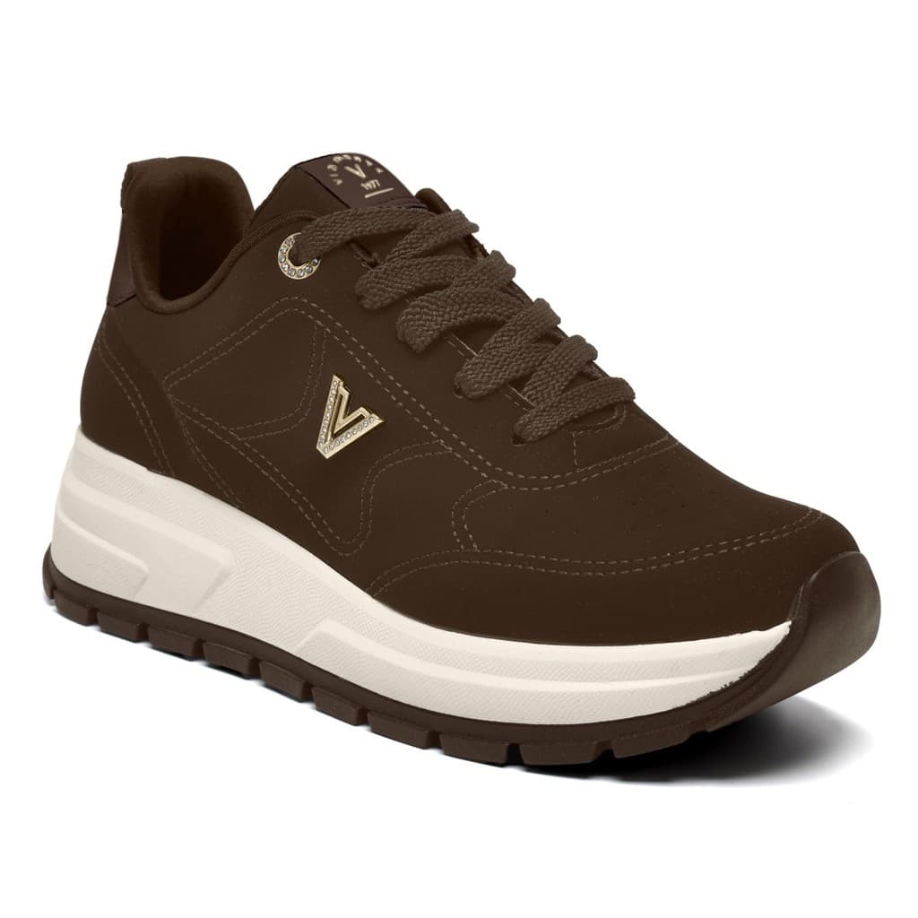 Ténis Feminino Via Marte Jogging Anabela 242-013-09