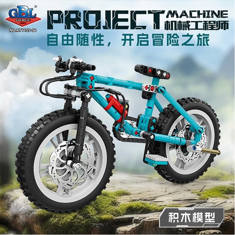 Lego blocos de construção Mountain Bike modelo Hacker bicicleta menino brinquedo de montagem educacional
