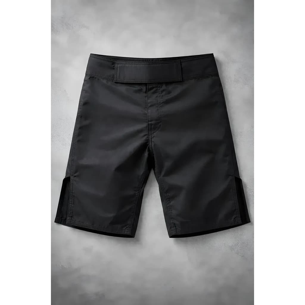 Bermuda Preta Lisa Jiu Jitsu Mma Rip Stop - XGear