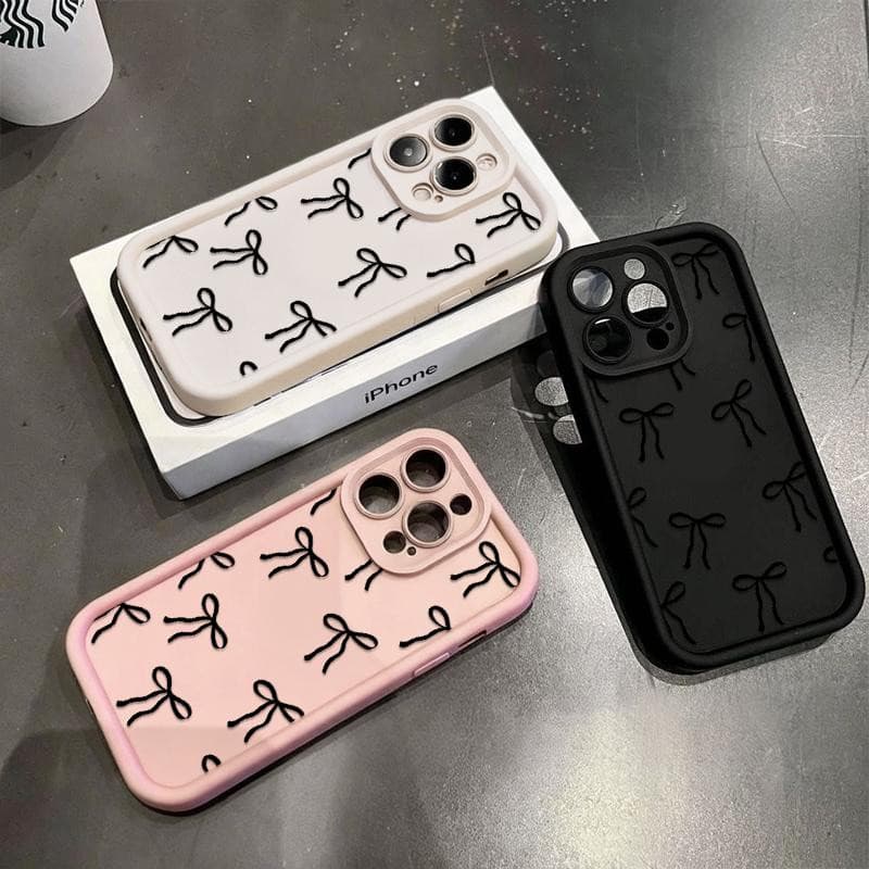 Capinha Capa Para Redmi A2A3 10C 12C13C14C Note 10 11 12 13 Mi11 12 lite Laço de fita  Anti-impacto  De Silicone