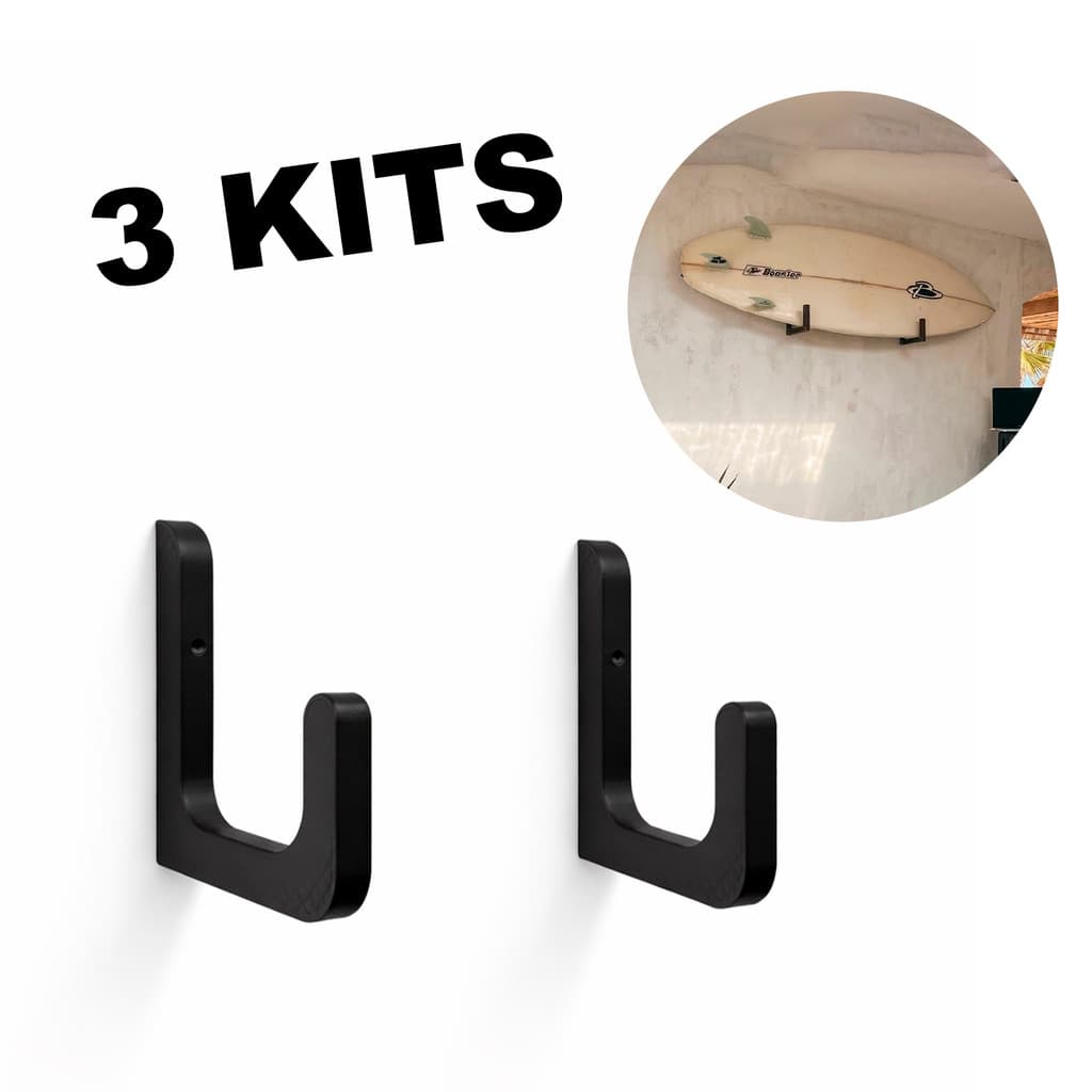 Suporte Para Prancha De Surf Wakeboard Skate Kitesurf Expositor De Parede