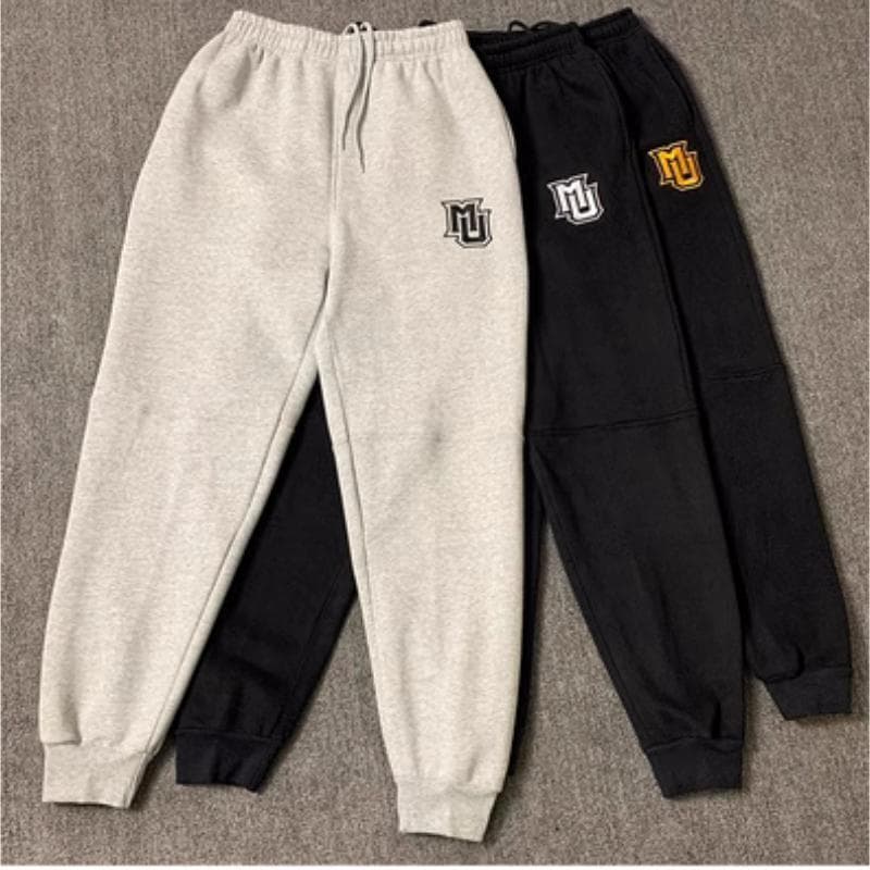 Calças esportivas americanas dos homens nca calças de basquete Street Wear Casual Sweatpants outono inverno estudantes D