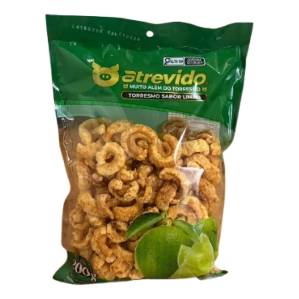 Torresmo Crocante Sabor Limão Atrevido 200g
