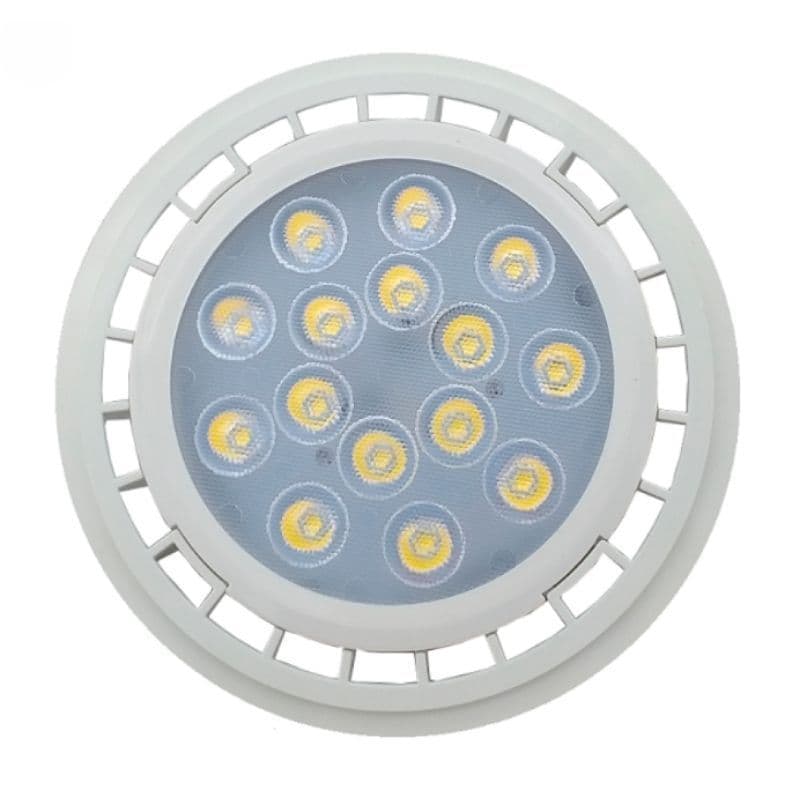 Lâmpada LED AR111 12W | Branco Quente (BQ) | Soquete GU10