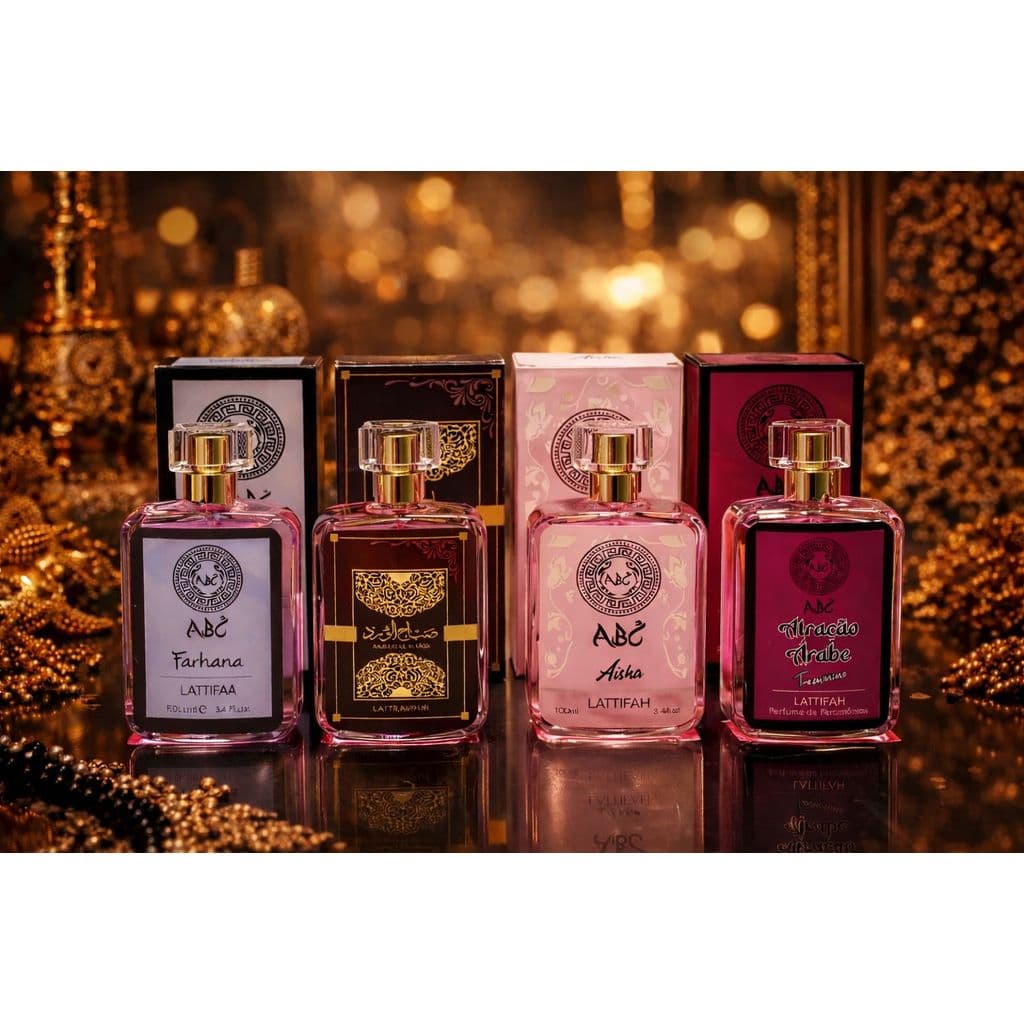 Kit 04 Perfumes Árabes Femininos Importados