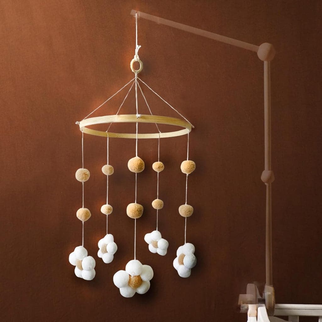 Móbile para Berço de Bebê para Meninos e Meninas, Móbile de Decoração Boho para Berço, Acessórios de Berço Neutros em Te