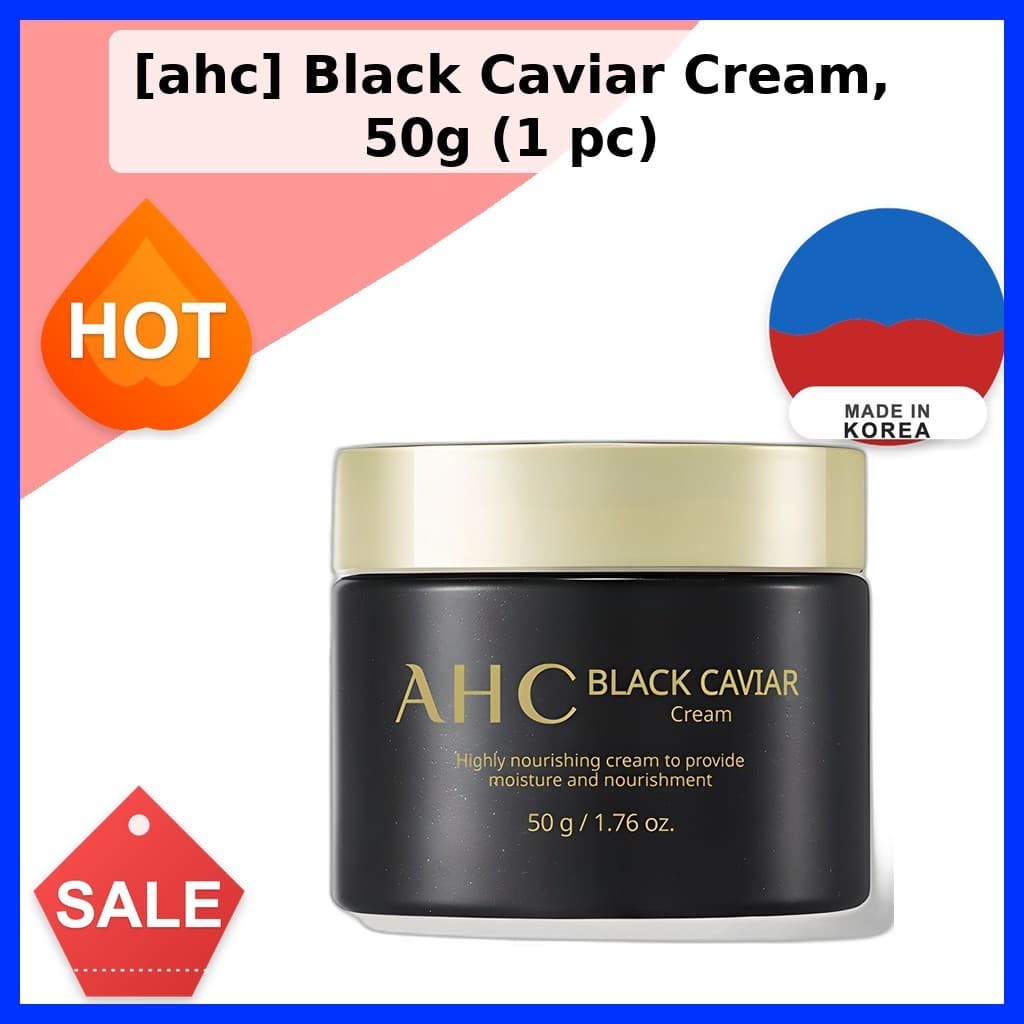 [ahc] Creme Caviar Preto , 50g (1 Unidade)/Coreano/Acabamento Aveludado/100 % Autêntico Da Giant King