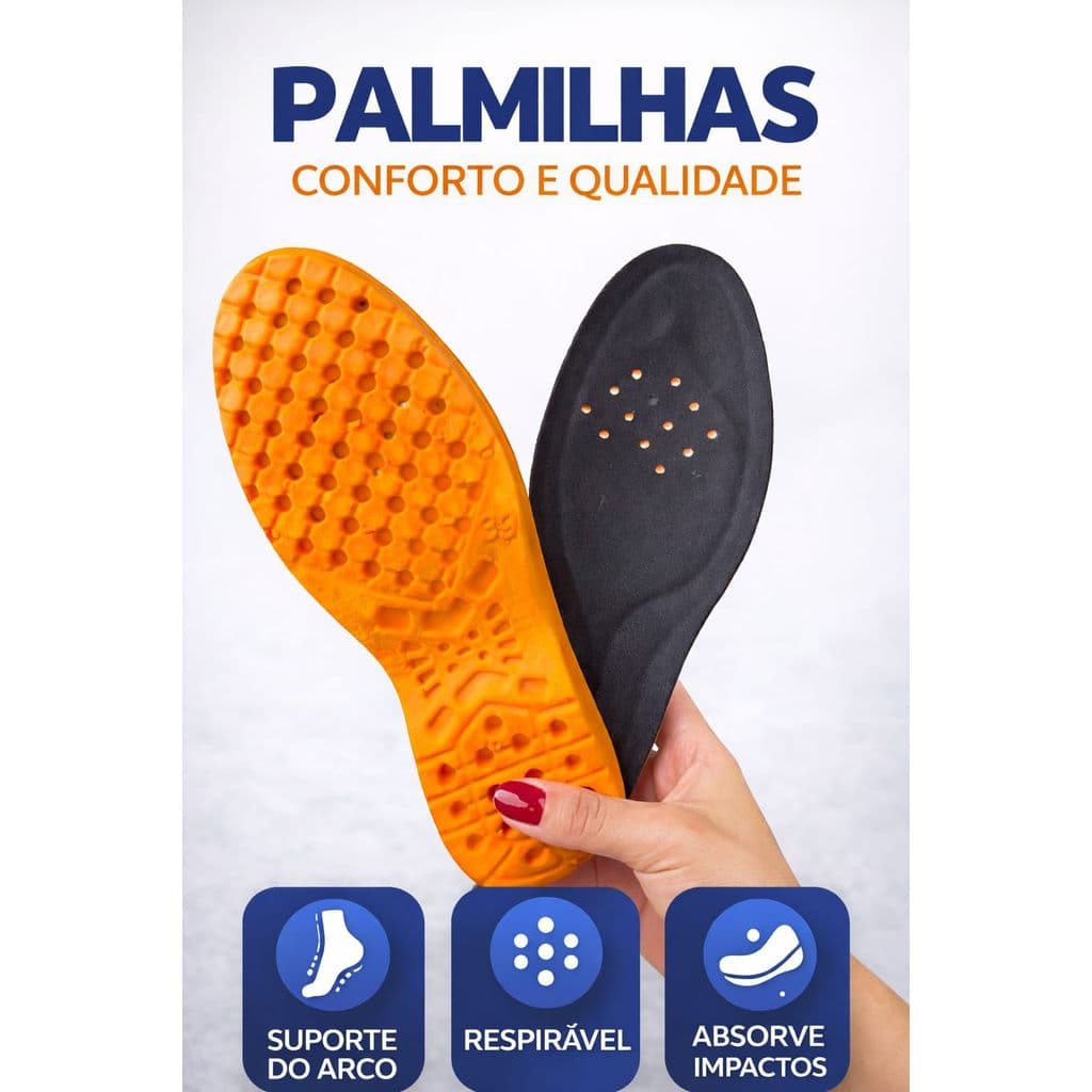Palmilha Ortopédica Confortável