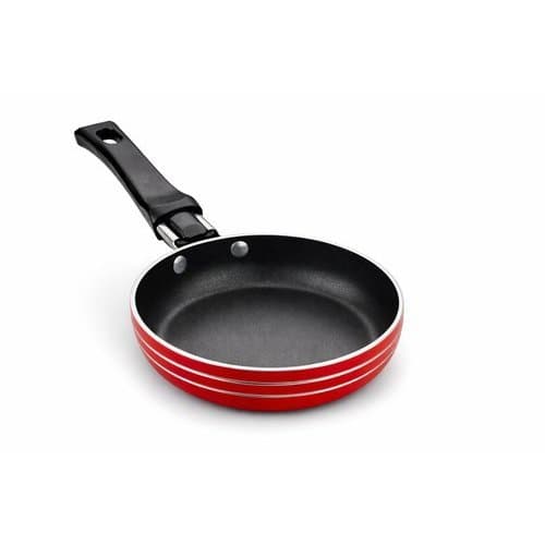 Frigideira Pequena 12cm Alumínio Revestimento Antiaderente Cabo Resistente Durável Cozinha