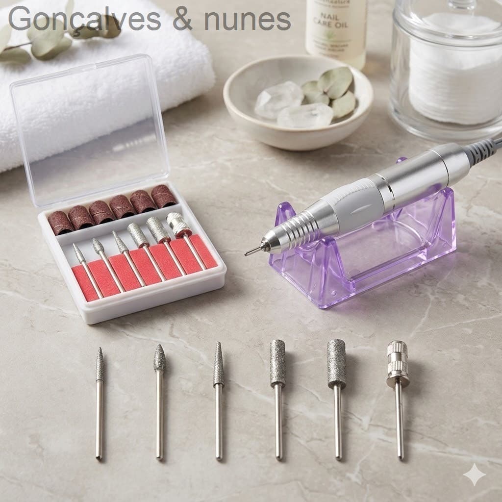 Kit 6 Brocas e 6 Lixas para Lixa Elétrica Lucky BazarRDK3