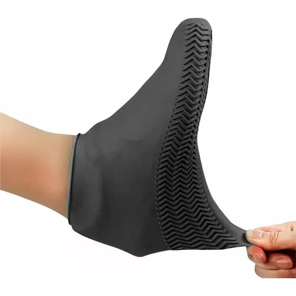 Protetor De Sapato Calçado Silicone Impermeável Para Chuva Antiderrapante Capa Para Tênis M  Novo