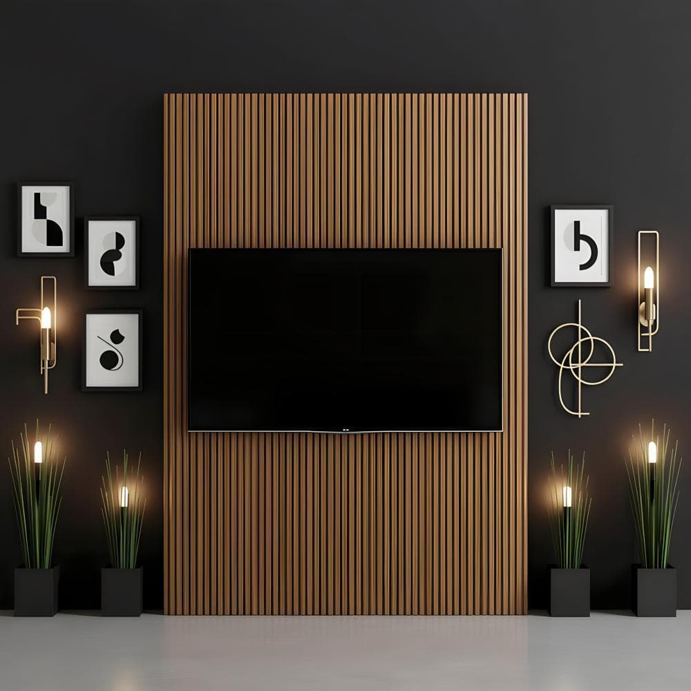 Painel Ripado Placa 180 cm x 250 cm MDF E MDP