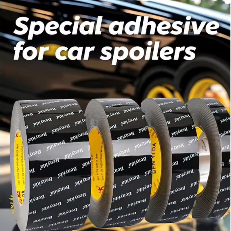 1/2 Rolos De Fita Adesiva Dupla Face Resistente , Espuma PE À Prova D'água , Grau Automotivo Para Decoração De Carro/Cas