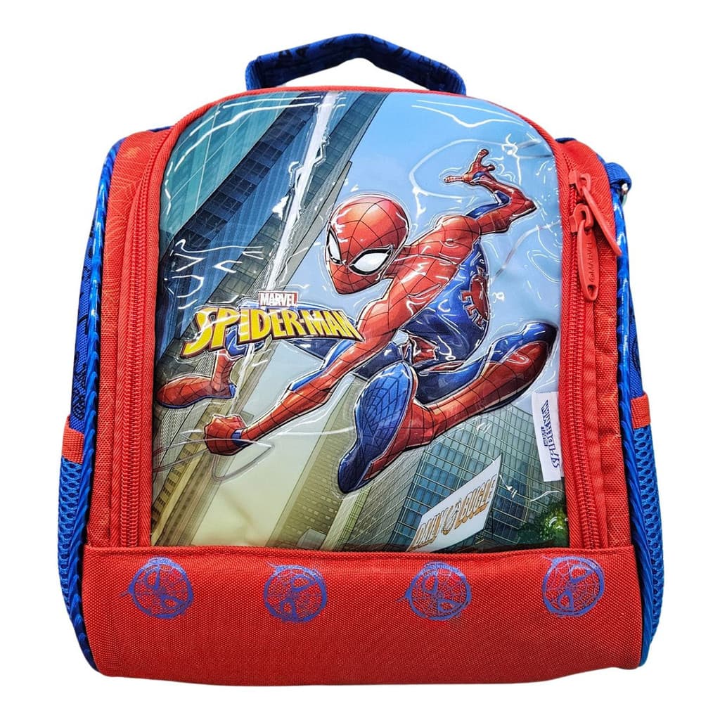 Lancheira Infantil Homem-Aranha – Nova Coleção, Térmica com 3 Compartimentos