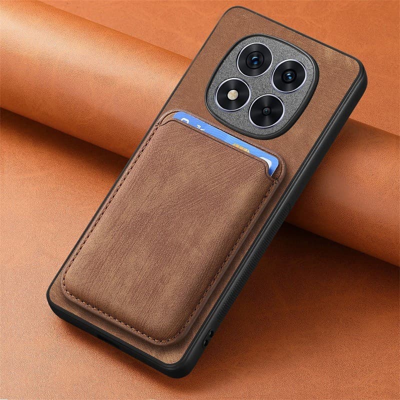 Capa de Couro para Redmi Note 15 Pro+ 15pro 5G Carteira Magnética com Bolso para Cartão Capa para Redmi Note15 Pro Plus