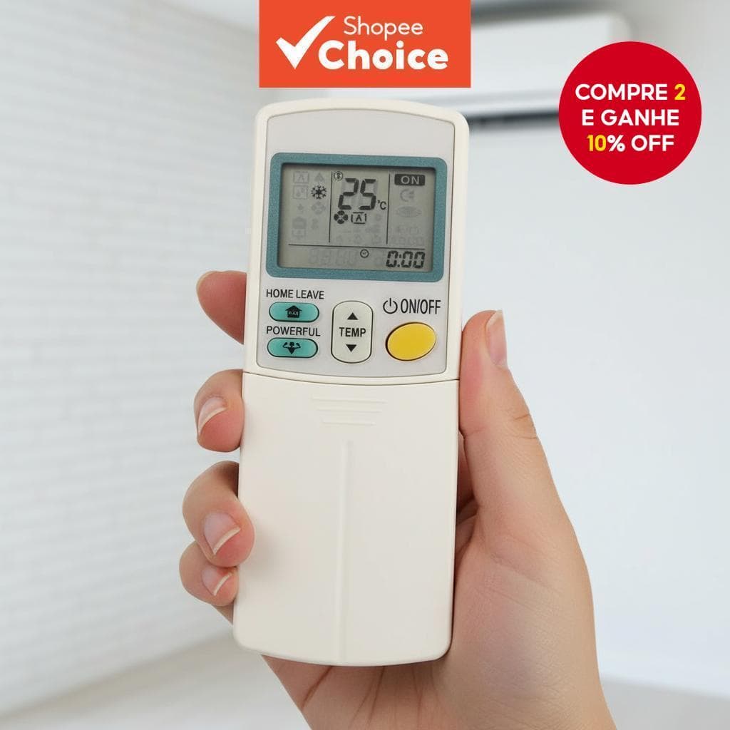 Controle Remoto de Substituição para Ar Condicionado Daikin ARC433, compatível com os modelos ARC433A1, ARC433B47,