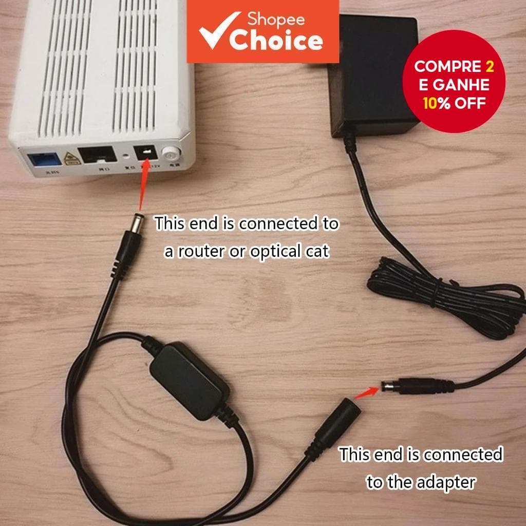 Novo Cabo de Reinício do Roteador Conveniente 5.5x2.1mm Reiniciador de Roteador WiFi Módulos de Reinício com