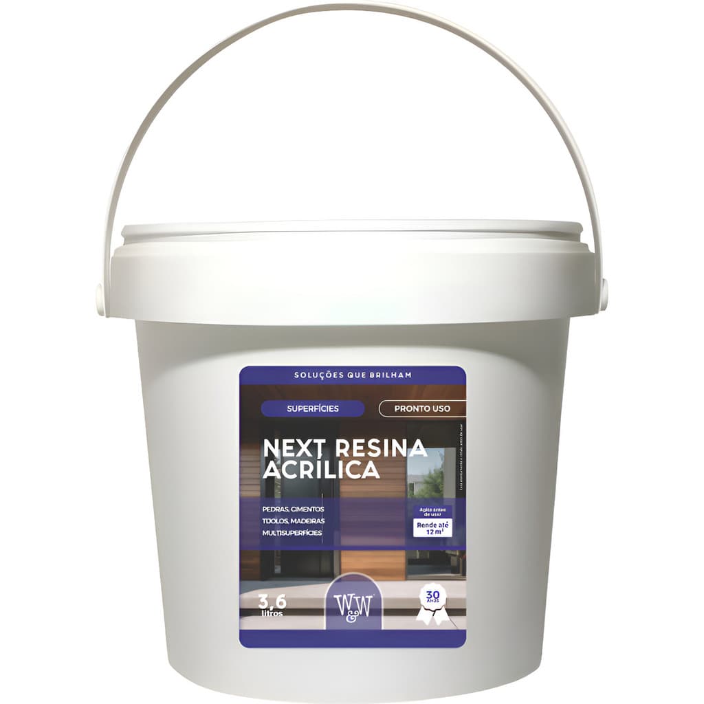 W&w Next Resina Acrílica 3,6l