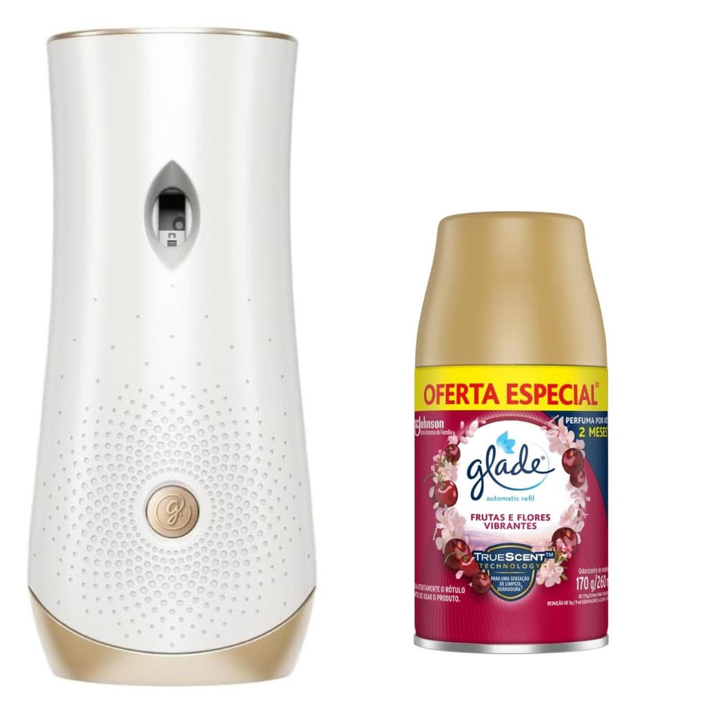 Glade Automático Flores e Frutas Vibrantes c/ Pilhas