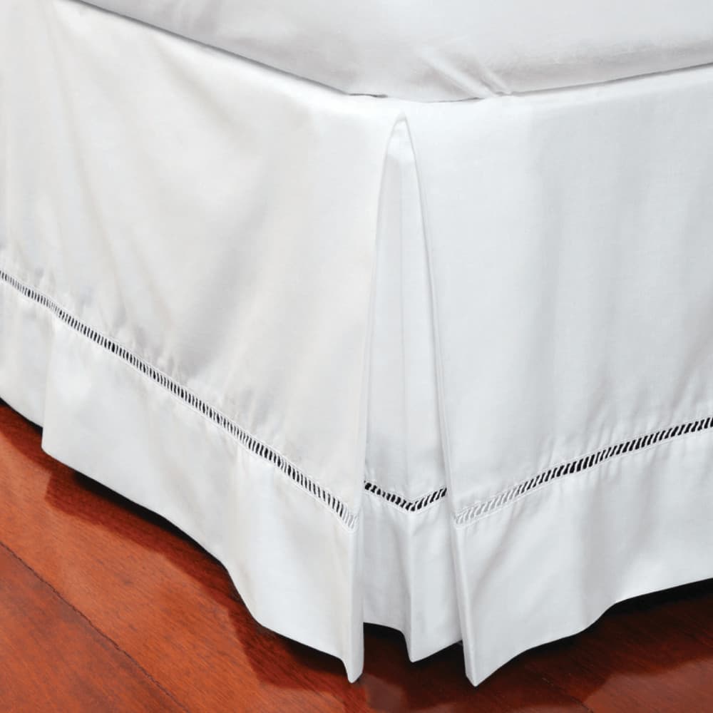 Saia Cama Box Ponto Palito 100% Algodão Casal 140x190cm - Plumasul