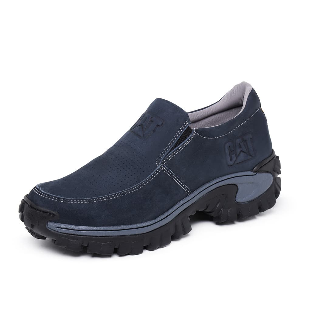 Sapato Bota Tenis Masculino Leve Couro + Palmilha Conforto