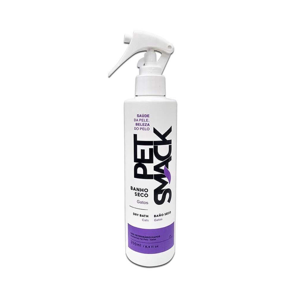 Pet Smack Banho Seco Gatos 250ml - Centagro