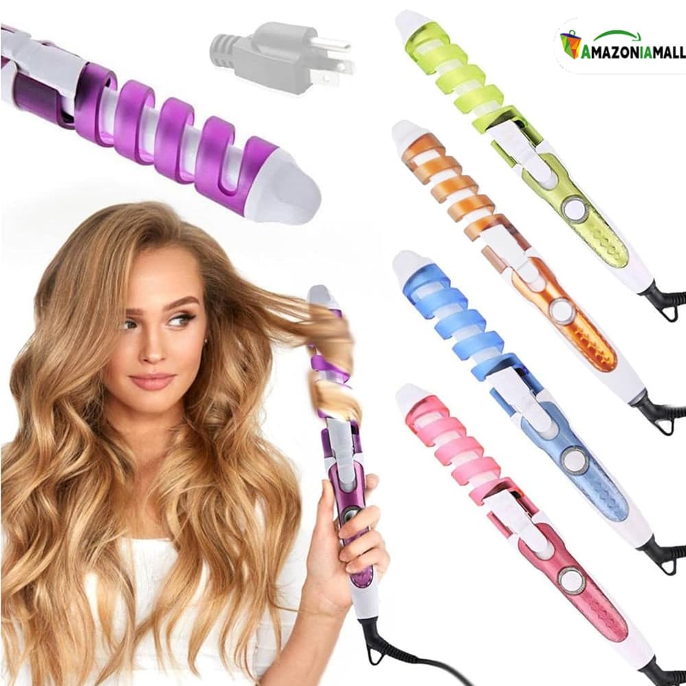 Cacheador de Cabelo 220V Tecnologia Cerâmica - Modelador de Cachos e Ondas para Salão de Beleza