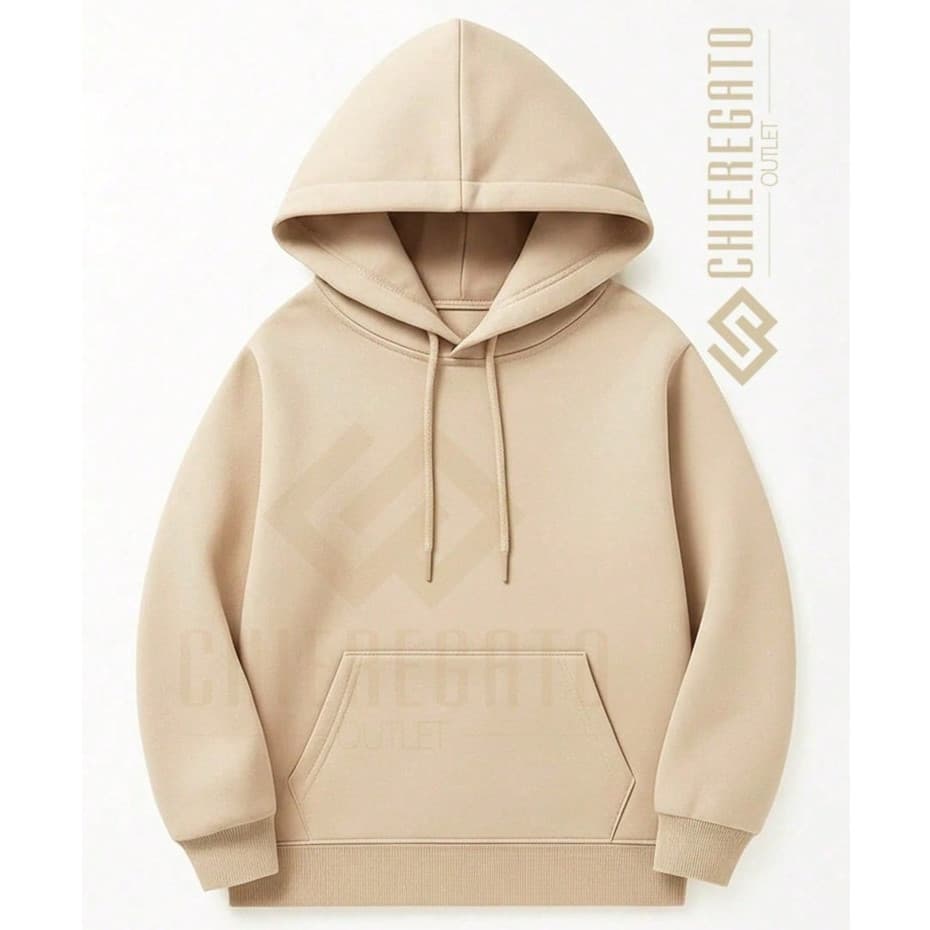 Moletom Infantil Canguru 100% Algodão Inverno Com Capuz Flanelado Cores Unissex 2 até 16 Premium