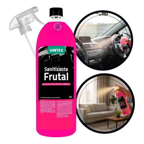 Cheirinho Sanitizante Aroma Frutal Vintex 1,5l Vonixx Rosa Frutal