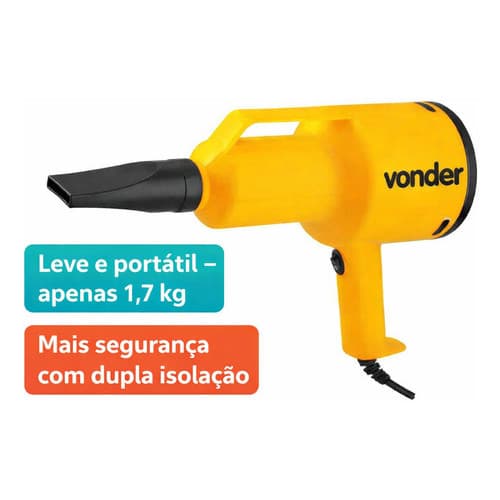 Soprador Automotivo 1.200 W Secagem Carro Moto Portátil - Vonder