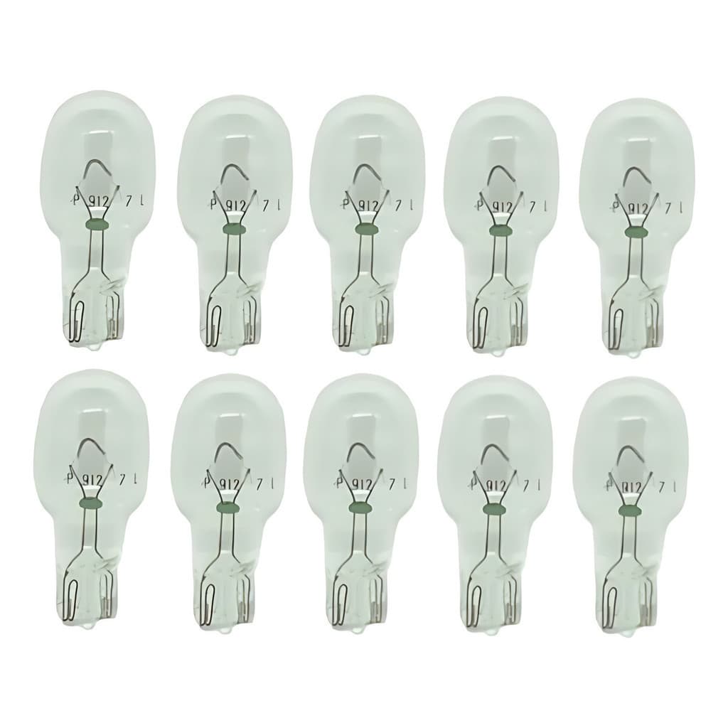 Kit 10 Lâmpadas T15 W16w 12v 16w W2.1x9.5d Halógena Original