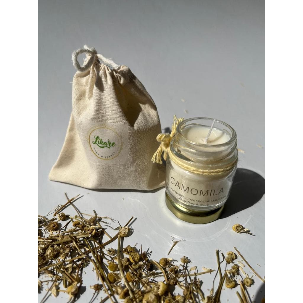 Mini Vela Aromática Camomila Lembrancinha Perfumada 40g