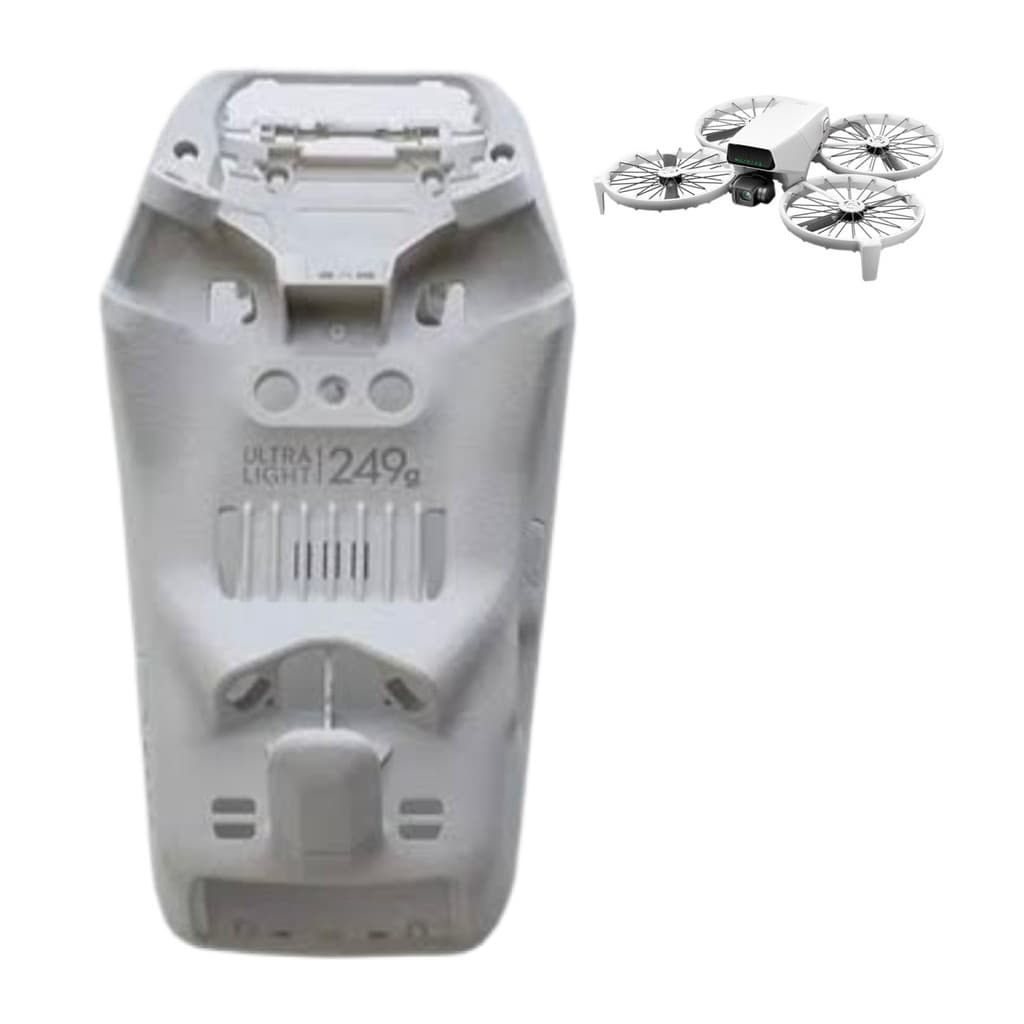 Carcaça Do Meio Shell Para Drone Dji Flip Cinza
