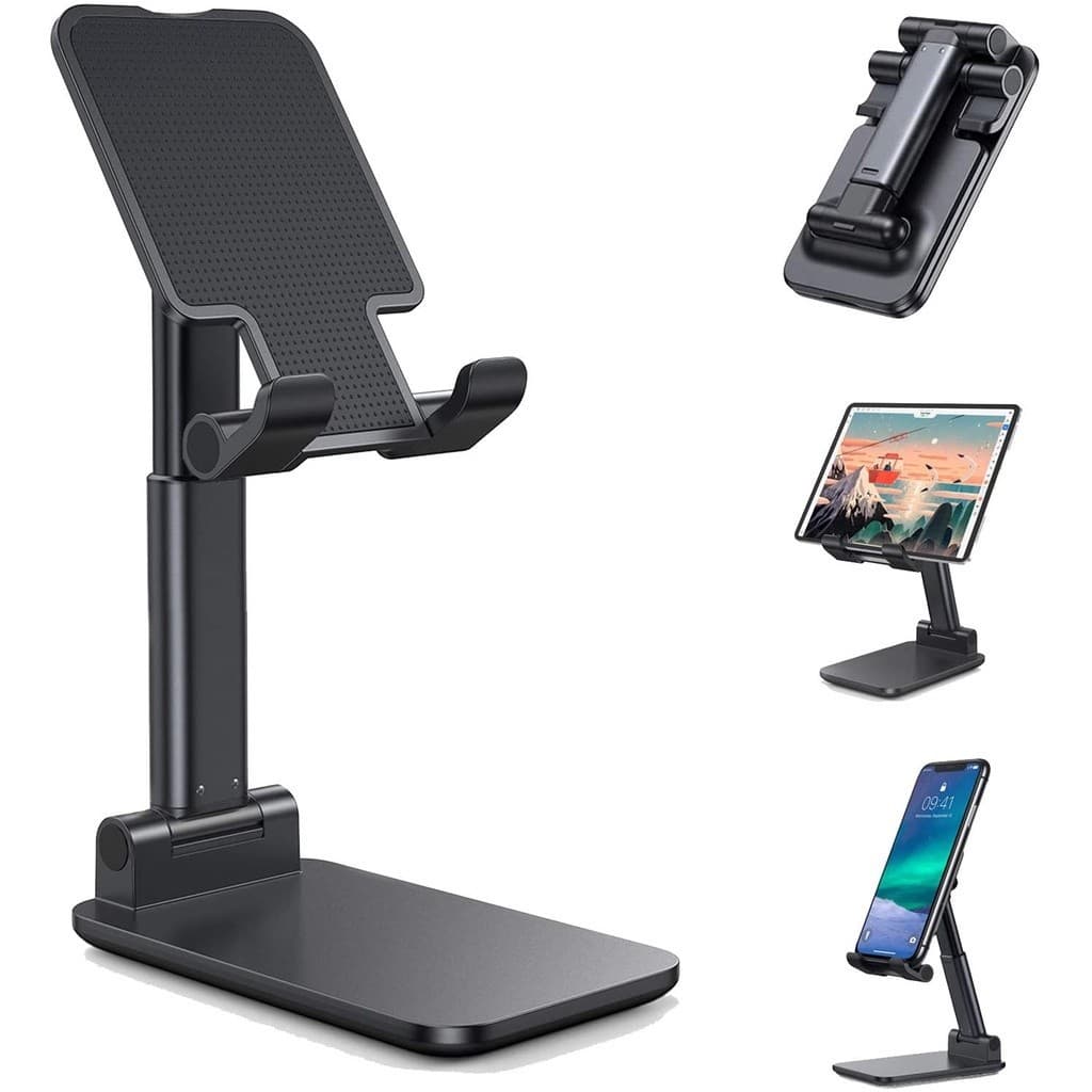 Suporte Ergonômico Portátil E Ajustável Para Celular/Tablet