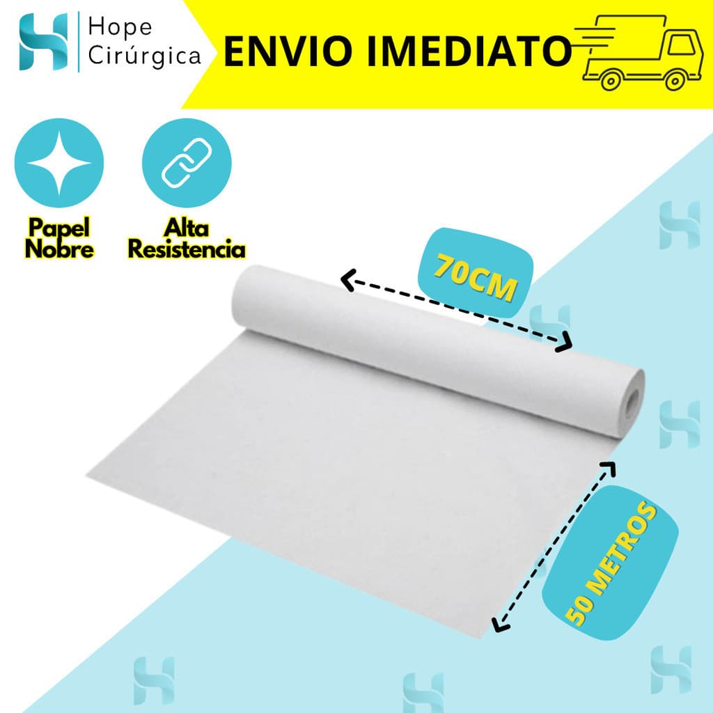 Lençol Descartáveis para Maca Premium 70x50M