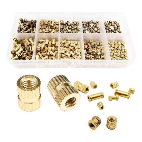 Kit 400 Porcas Inserção Térmica Injeção Impressora 3d M2 M3