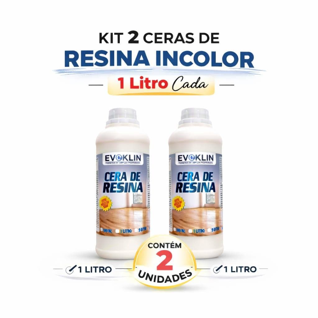 Cera Para Piso De Madeira Assoalho Ardósia Com Resina Incolor Brilho E Proteção -KIT COM 2 UND