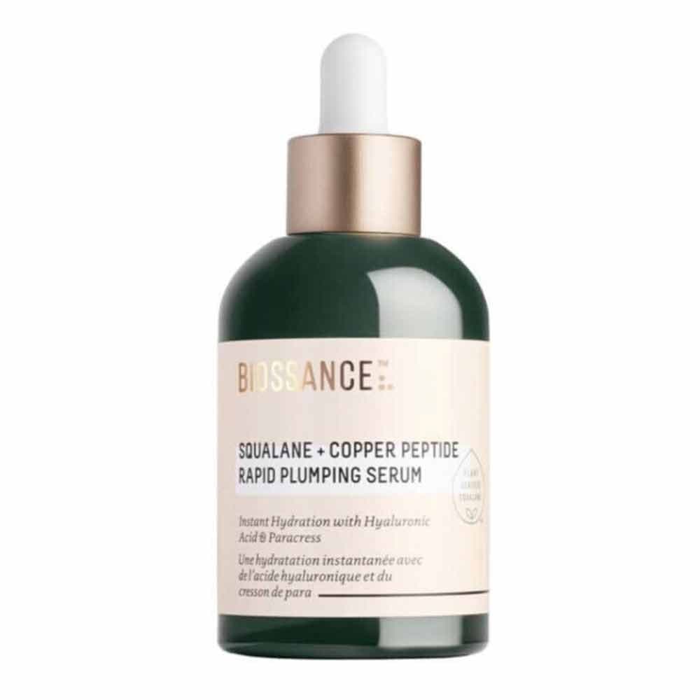 Biossance Esqualano + Peptídeo De Cobre Soro De Preenchimento Rápido . 1.69 Onças 3PUX