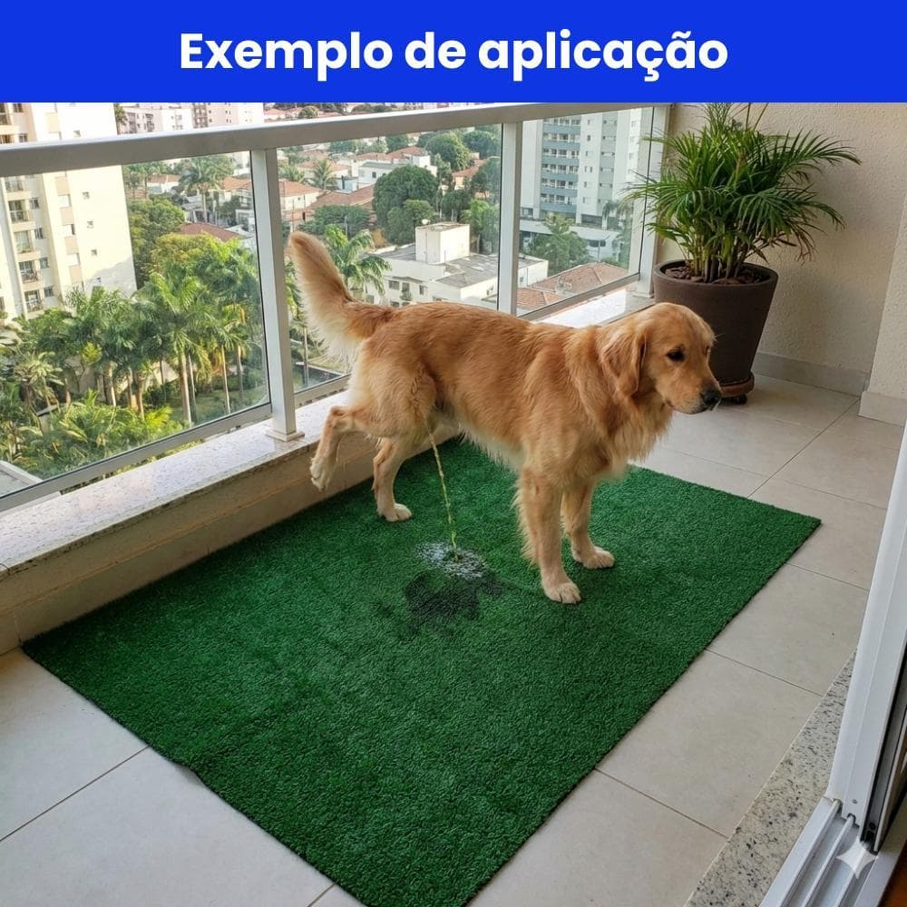 Tapete Pet Grama Sintética 60x60cm