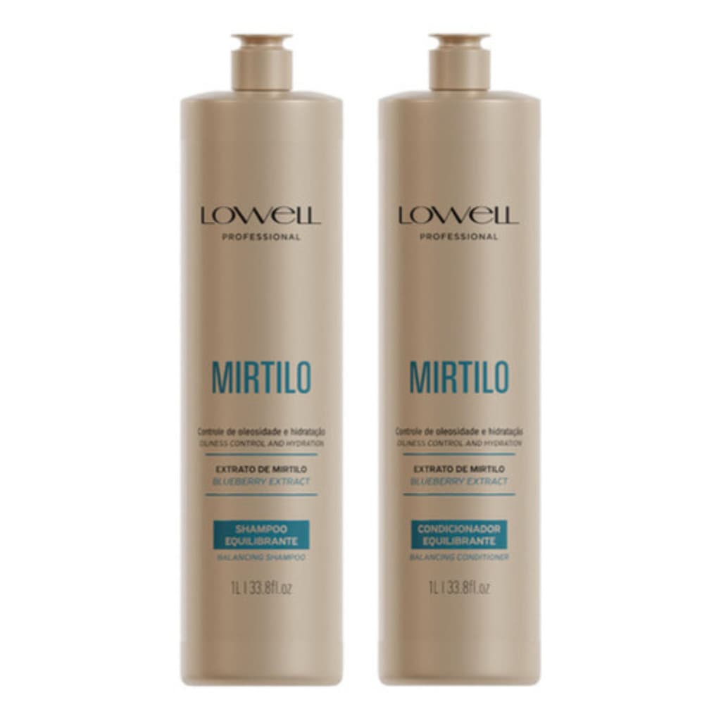 Lowell Kit Mirtilo Equilibrante Shampoo E Condicionador 1l