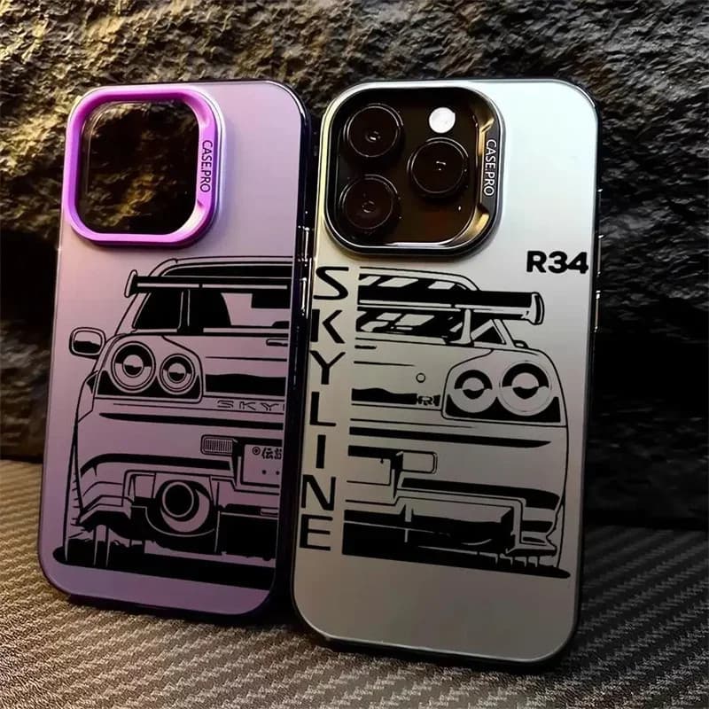 Capa De Carro Legalmente Projetada Para IPhone 17 13 12 11 Normal X XR XS 8 7 15 14 16 PRO MAX PLUS Air Silicone Case