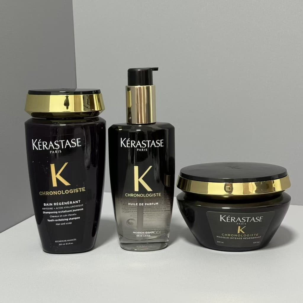HS84 Niukash Black Diamond Shampoo Conjunto de três peças 250ml Máscara capilar 200ml