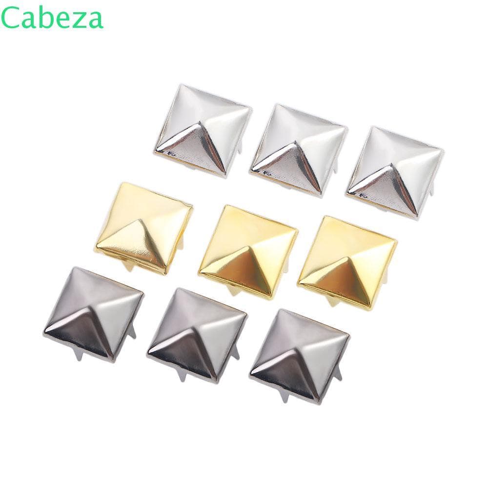 CABEZA1 Rebites Quadrados Liberáveis Prata Metal Spikes Spots Nailhead Criativo 6/8/10/12mm Decoração De Costura