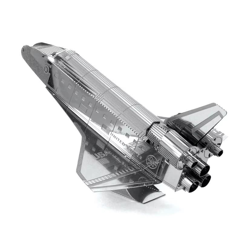 Quebra Cabeça 3D Metal - Cortados a laser - Modelo Aeronave Space Shuttle Endeavour
