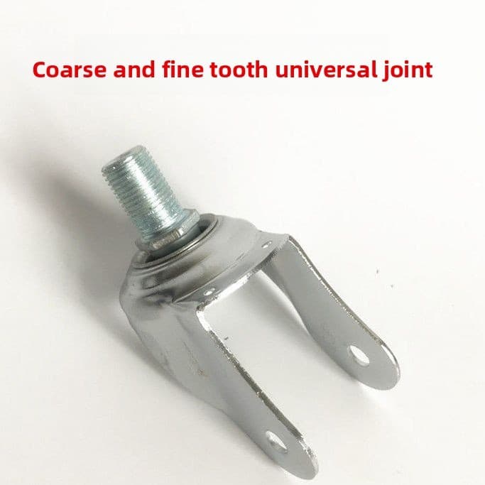 Suporte de ferro para roda traseira de carro elétrico de drift de três rodas, junta universal, roda universal, acessório