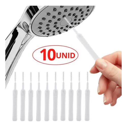 Kit Mini Escova Limpeza Furo Chuveiro Desentupir